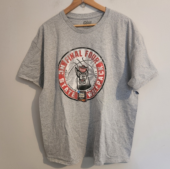 Blue 84 Other - NC State Wolfpack 2024‎ Final Four Basketball T-Shirt - XL, Ncsu, March Madness